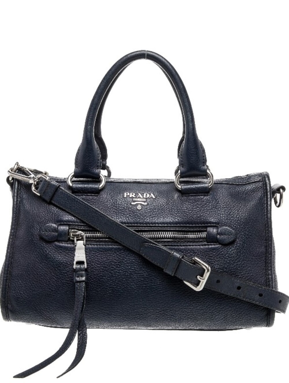 Prada Vitello Leather Phenix Handbag